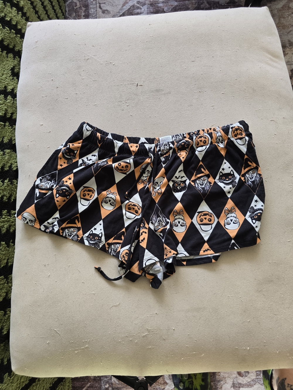 Celebrate! Halloween Orange & Black Shorts (2pair)